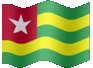 Medium animated flag of Togo
