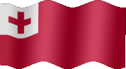 Large still flag of Tonga