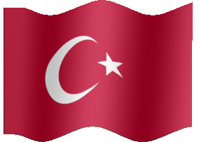 Extra Large animated flag of Turkey