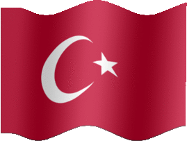 Extra Large still flag of Turkey