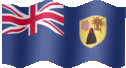 Medium animated flag of Turks and Caicos Islands