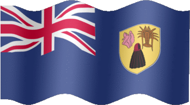 Extra Large still flag of Turks and Caicos Islands