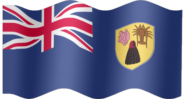 Very Big animated flag of Turks and Caicos Islands