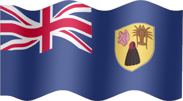 Very Big still flag of Turks and Caicos Islands