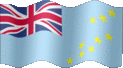 Animated Tuvalu flags