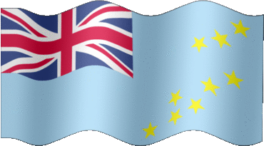 Extra Large still flag of Tuvalu
