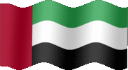 Large still flag of United Arab Emirates