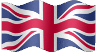 Large animated flag of United Kingdom