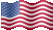 Small animated flag of United States