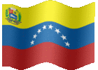 Large animated flag of Venezuela