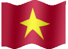 Large animated flag of Vietnam