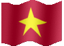 Medium animated flag of Vietnam