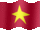 Small still flag of Vietnam