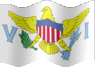 Animated Virgin Islands flags