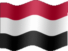 Large still flag of Yemen