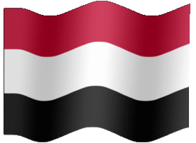 Extra Large animated flag of Yemen