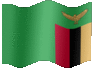 Medium animated flag of Zambia