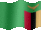 Small still flag of Zambia