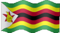 Medium animated flag of Zimbabwe