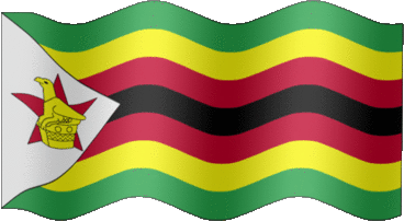 Extra Large still flag of Zimbabwe