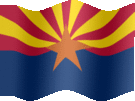 Large still flag of Arizona