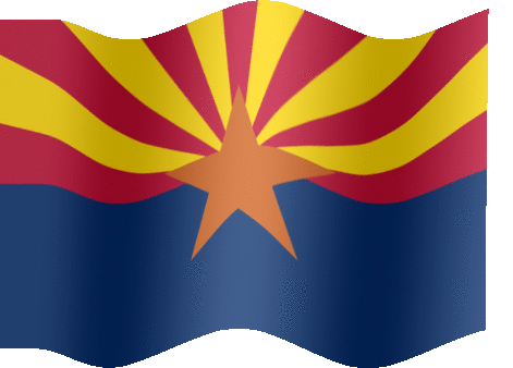 Very Big animated flag of Arizona