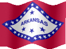 Large still flag of Arkansas