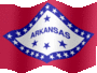 Animated Arkansas flags
