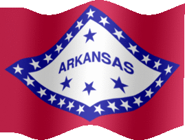 Extra Large still flag of Arkansas