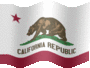 Medium still flag of California