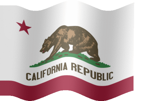Very Big animated flag of California