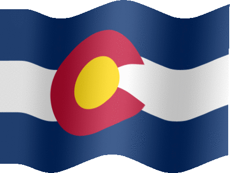 Very Big animated flag of Colorado