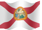 Large animated flag of Florida