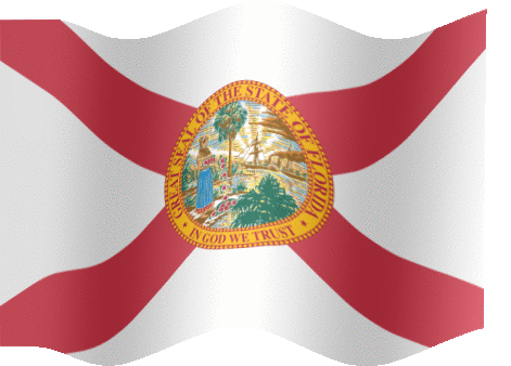 Very Big animated flag of Florida
