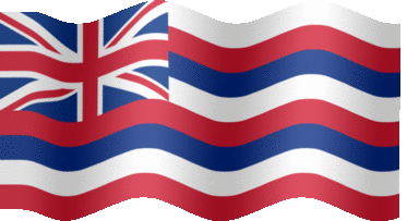 Extra Large animated flag of Hawaii