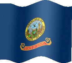 Extra Large still flag of Idaho