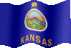 Medium still flag of Kansas