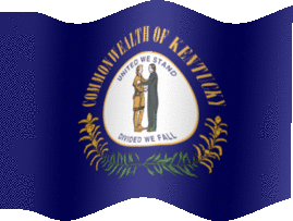 Extra Large still flag of Kentucky