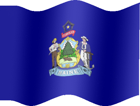 Very Big still flag of Maine