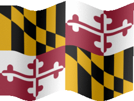Extra Large still flag of Maryland