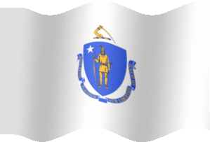 Extra Large still flag of Massachusetts