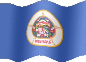Extra Large still flag of Minnesota