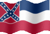 Animated Mississippi flags