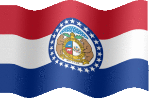 Extra Large still flag of Missouri