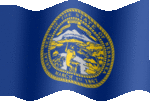 Large still flag of Nebraska