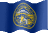 Medium animated flag of Nebraska