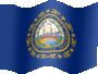 Animated New Hampshire flags