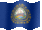 Small animated flag of New Hampshire