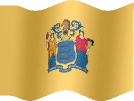 Extra Large still flag of New Jersey