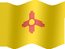 Large still flag of New Mexico